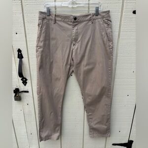 Birddogs Pants Mens 34x30 Tan Stretch Khakis Chino Boom for Your Boomstick